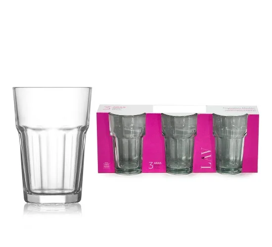 Ποτήρια Long Drink Aras ArteLibre Γυαλί 365cc 3Τμχ Ποτήρια Long Drink Aras ArteLibre Γυαλί 365cc 3Τμχ
