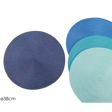 Σουπλά Πολύχρωμο Υφασμάτινο Φ38cm Σε 4 Χρώματα