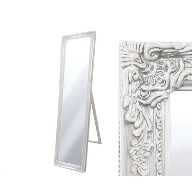Καθρέπτης Αντικέ Λευκός 40x160cm