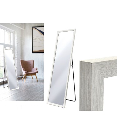 Καθρέφτης λευκός δρυς 44x154CM