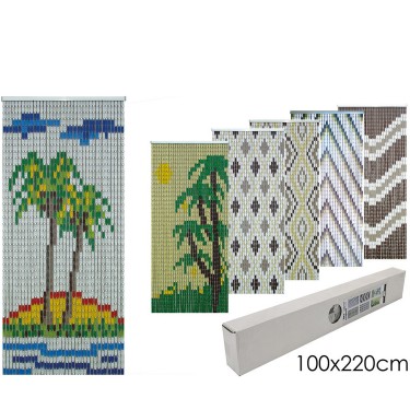 Κουρτίνα Πλαστική 100x220cm Σε 6 Σχέδια