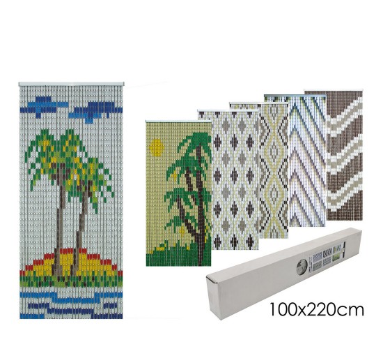 Κουρτίνα Πλαστική 100x220cm Σε 6 Σχέδια