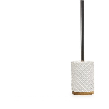 Πιγκάλ Μπάνιου Λευκό Πολυρητίνη/Μπαμπού