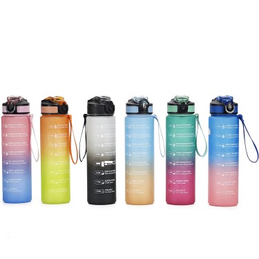 Φιάλη Νερού Πολύχρωμη/Πλαστικό 1l Σε 6 Χρώματα