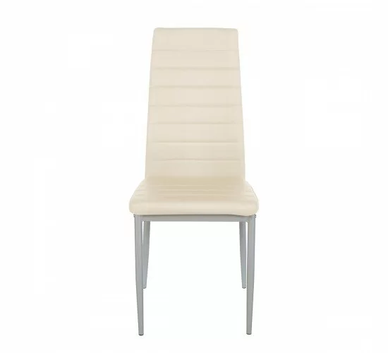 Καρέκλα ArteLibre ROSE Μπεζ PVC 53x39x96cm Καρέκλα ArteLibre ROSE Μπεζ PVC 53x39x96cm