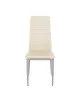 Καρέκλα ArteLibre ROSE Μπεζ PVC 53x39x96cm Καρέκλα ArteLibre ROSE Μπεζ PVC 53x39x96cm