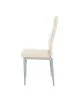 Καρέκλα ArteLibre ROSE Μπεζ PVC 53x39x96cm Καρέκλα ArteLibre ROSE Μπεζ PVC 53x39x96cm