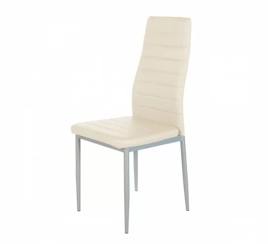 Καρέκλα ArteLibre ROSE Μπεζ PVC 53x39x96cm Καρέκλα ArteLibre ROSE Μπεζ PVC 53x39x96cm