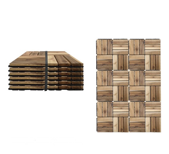 Πλακάκια Δαπέδου Καφέ Ξύλο/Πλαστικό 30x30x1.9cm 6Τμχ Πλακάκια Δαπέδου Καφέ Ξύλο/Πλαστικό 30x30x1.9cm 6Τμχ