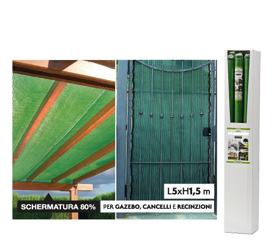 Δίχτυ Σκίασης Πράσινο 5x1.5m