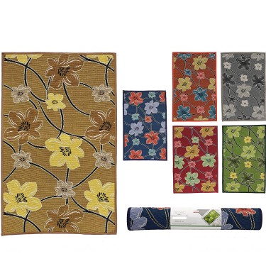 Χαλί 70%  πολυεστέρας/30%  βαμβάκι 55x140cm Σε 6 Χρώματα