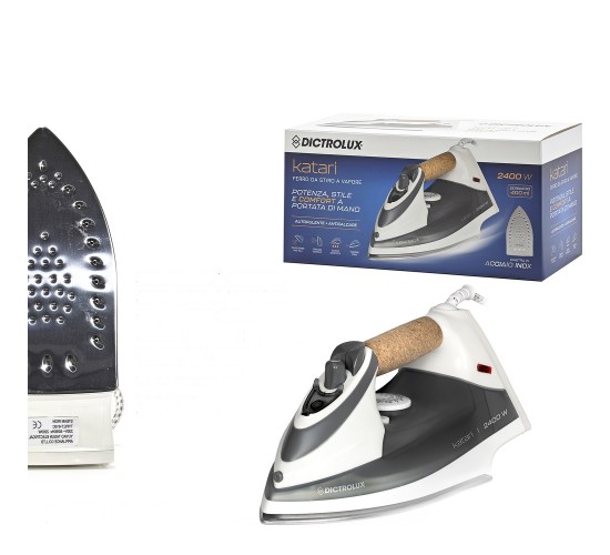 Σίδερο Katari 2400W Λευκό/Γκρι Ανοξείδωτο Ατσάλι 23.5x12.4cm