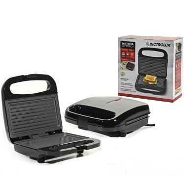 Τοστιέρα Dictrolux 750W Μαύρο 22.2x22x8.8cm