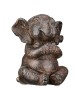  Figure Elephant Synthetic Resin Brown Ποικιλία 3 φορές 10X15X16Cm 10X15X16Cm