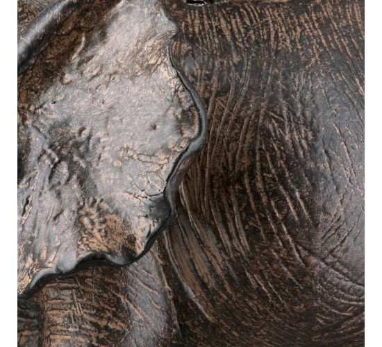  Figure Elephant Synthetic Resin Brown Ποικιλία 3 φορές 10X15X16Cm 10X15X16Cm