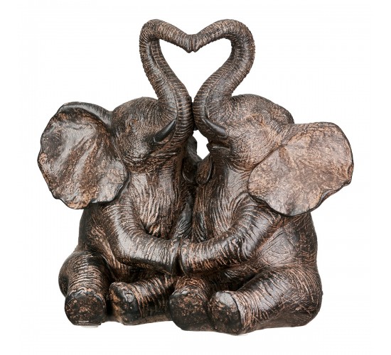 Figure Elephant Synthetic Resin Brown 18X18X12Cm 18X18X12Cm Figure Elephant Synthetic Resin Brown 18X18X12Cm 18X18X12Cm
