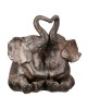 Figure Elephant Synthetic Resin Brown 18X18X12Cm 18X18X12Cm Figure Elephant Synthetic Resin Brown 18X18X12Cm 18X18X12Cm
