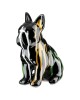 Figure Dog Bulldog Κεραμικό Πολύχρωμο Μαύρο 15X10X19Cm 15X10X19Cm Figure Dog Bulldog Κεραμικό Πολύχρωμο Μαύρο 15X10X19Cm 15X10X19Cm