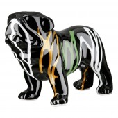  Figure Dog Ceramic Black 22X10X16Cm 22X10X16Cm