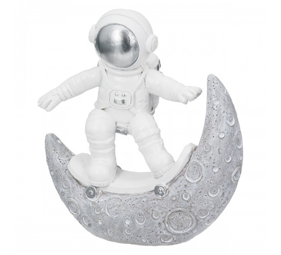 Figure Astronaut Poly White Silver Ποικιλία 3 φορές 11X5X12Cm 11X5X12Cm Figure Astronaut Poly White Silver Ποικιλία 3 φορές 11X5X12Cm 11X5X12Cm