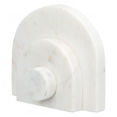 Βιβλιοθήκες Μάρμαρο Μπεζ Λευκό 12X5X11Cm 12X5X11Cm