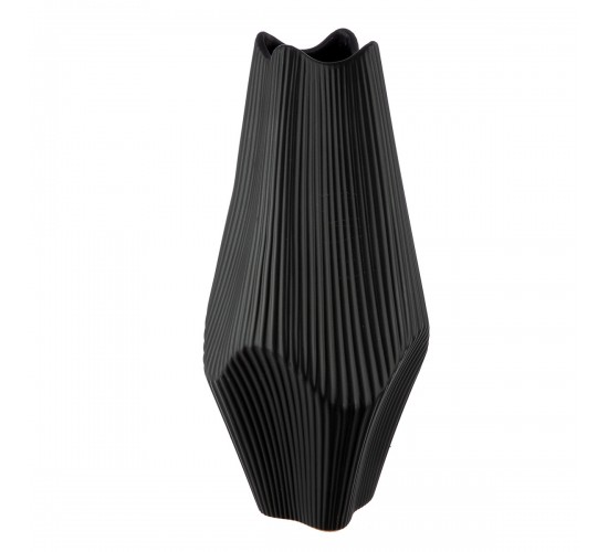  Βάζο Κεραμικό Μαύρο 15X15X30Cm 15X15X30Cm