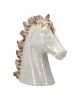 Sculpture Horse Ceramic Beige 19X9X20Cm 19X9X20Cm Sculpture Horse Ceramic Beige 19X9X20Cm 19X9X20Cm