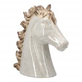  Sculpture Horse Ceramic Beige 19X9X20Cm 19X9X20Cm