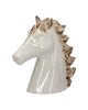Sculpture Horse Ceramic Beige 19X9X20Cm 19X9X20Cm Sculpture Horse Ceramic Beige 19X9X20Cm 19X9X20Cm