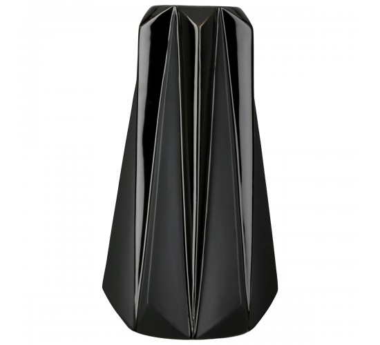 Βάζο Κωνικό Κεραμικό Μαύρο D14X25Cm D14X25Cm Βάζο Κωνικό Κεραμικό Μαύρο D14X25Cm D14X25Cm