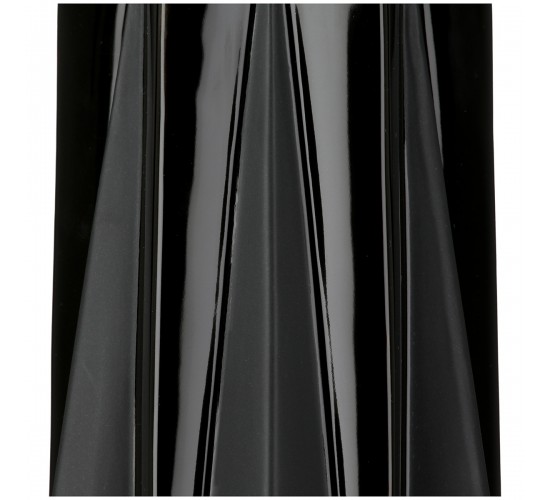 Βάζο Κωνικό Κεραμικό Μαύρο D14X25Cm D14X25Cm Βάζο Κωνικό Κεραμικό Μαύρο D14X25Cm D14X25Cm