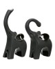 Sculpture Elephant Ceramic Black 2 Assorted 9X6X17Cm 9X6X17Cm Sculpture Elephant Ceramic Black 2 Assorted 9X6X17Cm 9X6X17Cm