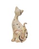 Figure Cat Synthetic Resin Ανοιχτό καφέ 11X10X23Cm 11X10X23Cm Figure Cat Synthetic Resin Ανοιχτό καφέ 11X10X23Cm 11X10X23Cm