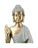 Φιγούρα Buddha Συνθετική Ρητίνη Γκρι Χρυσό Χρώμα 16X8X25Cm 16X8X25Cm Φιγούρα Buddha Συνθετική Ρητίνη Γκρι Χρυσό Χρώμα 16X8X25Cm 16X8X25Cm