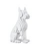 Figure Dog Synthetic Resin White 8X12X22Cm 8X12X22Cm Figure Dog Synthetic Resin White 8X12X22Cm 8X12X22Cm