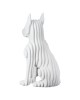 Figure Dog Synthetic Resin White 8X12X22Cm 8X12X22Cm Figure Dog Synthetic Resin White 8X12X22Cm 8X12X22Cm