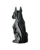  Figure Dog Synthetic Resin Black 13X15X29Cm 13X15X29Cm
