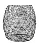 Βάζο Βολβώδες Μεταλλικό Μαύρο D17X26Cm D17X26Cm Βάζο Βολβώδες Μεταλλικό Μαύρο D17X26Cm D17X26Cm