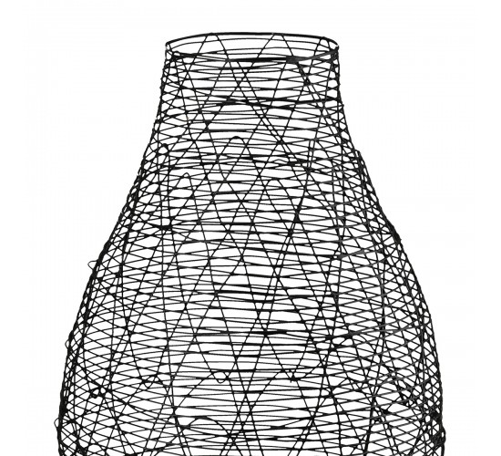 Βάζο Βολβώδες Μεταλλικό Μαύρο D17X26Cm D17X26Cm Βάζο Βολβώδες Μεταλλικό Μαύρο D17X26Cm D17X26Cm