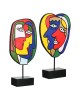 Sculpture Face Motif Συνθετική Ρητίνη Πολύχρωμη 2 Ποικιλία 20X7X35Cm 20X7X35Cm Sculpture Face Motif Συνθετική Ρητίνη Πολύχρωμη 2 Ποικιλία 20X7X35Cm 20X7X35Cm