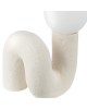Επιτραπέζιο Φωτιστικό Organic Ceramic Beige White 18X17X30Cm 18X17X30Cm Επιτραπέζιο Φωτιστικό Organic Ceramic Beige White 18X17X30Cm 18X17X30Cm