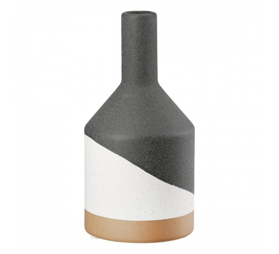 Βάζο Λαιμού Κεραμικό Μαύρο D10X21Cm D10X21Cm Βάζο Λαιμού Κεραμικό Μαύρο D10X21Cm D10X21Cm
