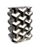 Βάζο Ορθογώνιο Κεραμικό Ασημί χρώμα 15X10X22Cm 15X10X22Cm Βάζο Ορθογώνιο Κεραμικό Ασημί χρώμα 15X10X22Cm 15X10X22Cm