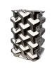 Βάζο Ορθογώνιο Κεραμικό Ασημί χρώμα 15X10X22Cm 15X10X22Cm Βάζο Ορθογώνιο Κεραμικό Ασημί χρώμα 15X10X22Cm 15X10X22Cm