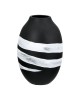 Βάζο Στρογγυλό Κεραμικό Μαύρο D14X21Cm D14X21Cm Βάζο Στρογγυλό Κεραμικό Μαύρο D14X21Cm D14X21Cm