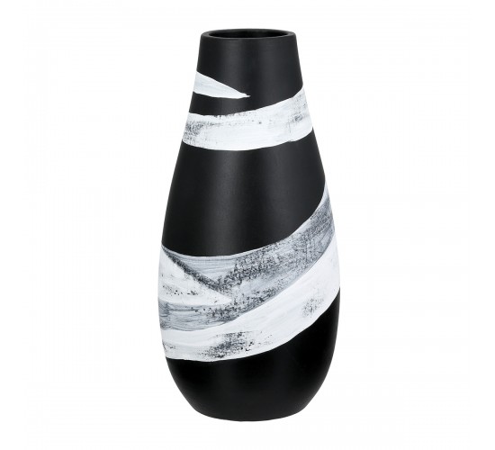 Βάζο Στρογγυλό Κεραμικό Μαύρο D14X29Cm D14X29Cm Βάζο Στρογγυλό Κεραμικό Μαύρο D14X29Cm D14X29Cm