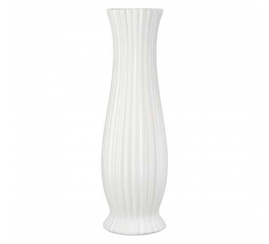 Βάζο Κεραμικό Λευκό Ποικιλία 3 φορές D13X46Cm D13X46Cm Βάζο Κεραμικό Λευκό Ποικιλία 3 φορές D13X46Cm D13X46Cm