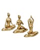 Figure Yoga Motif Συνθετική Ρητίνη Χρυσού Χρυσού Ποικιλία 3 φορές 16X8X21Cm 16X8X21Cm Figure Yoga Motif Συνθετική Ρητίνη Χρυσού Χρυσού Ποικιλία 3 φορές 16X8X21Cm 16X8X21Cm