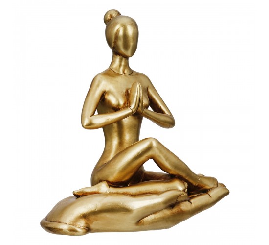 Figure Yoga Motif Συνθετική Ρητίνη Χρυσού Χρυσού Ποικιλία 3 φορές 16X8X21Cm 16X8X21Cm Figure Yoga Motif Συνθετική Ρητίνη Χρυσού Χρυσού Ποικιλία 3 φορές 16X8X21Cm 16X8X21Cm