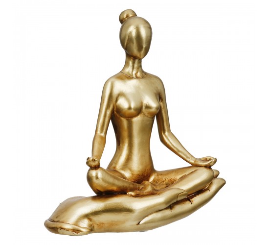 Figure Yoga Motif Συνθετική Ρητίνη Χρυσού Χρυσού Ποικιλία 3 φορές 16X8X21Cm 16X8X21Cm Figure Yoga Motif Συνθετική Ρητίνη Χρυσού Χρυσού Ποικιλία 3 φορές 16X8X21Cm 16X8X21Cm